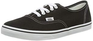 Vans Authentic Lo Pro - Zapatillas de skate, Unisex, Negro, 36