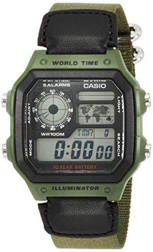 Casio AE1200WHB-3B Homme Montre
