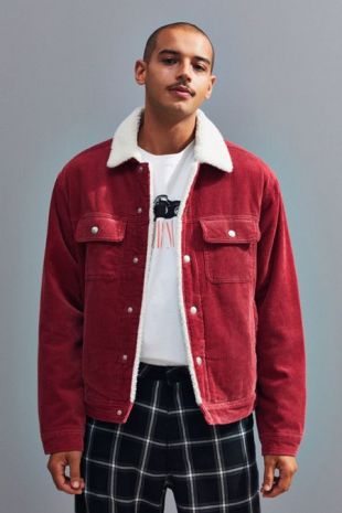 Bdg sherpa corduroy trucker jacket sale