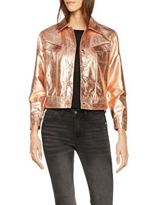 Antik Batik Women's Pedro Bomber Jacket, Light Pink, Medium