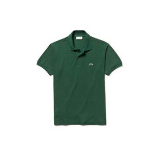 Lacoste Men's L1212-01 Short Sleeve Polo Shirt, Green, Medium (Manufacturer size: 4)