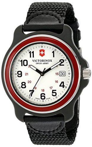 Victorinox XL 249085 orologio da uomo, movimento svizzero al quarzo, con cinturino in nylon nero