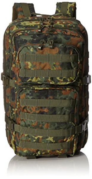 Pack de asalto MOLLE táctico con mochila de patrulla 36L, Flecktarn