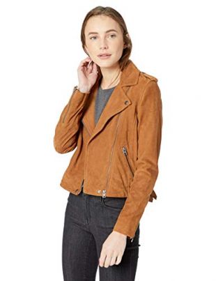 Lucky Brand - Lucky Brand Women's Suede Moto Jacket