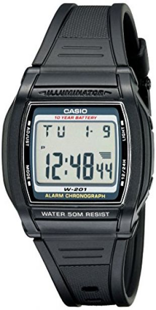 Casio Men's W201-1AV Chronograph Watch