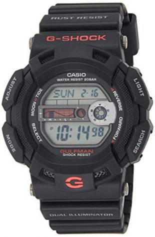 Casio G9100-1 Orologio da polso da donna, cinturino in gomma nera