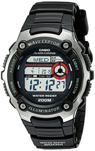 Casio WV200A-1A Men's Waveceptor Timekeeping Atomic Illuminator Chrono Digital Sport Watch
