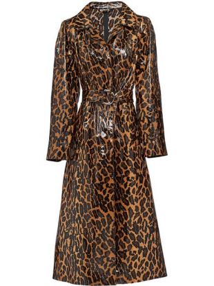 Miu Miu - Miu Miu Leopard print trench coat