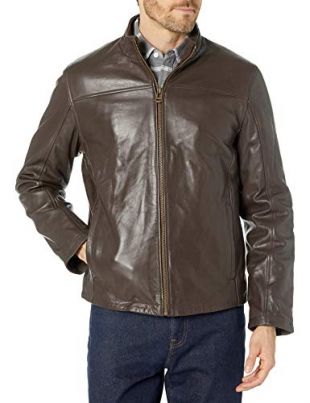 Cole Haan Herren Lederjacke