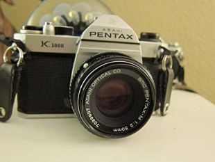 Pentax Caméra K1000 à 50 mm (f / 2,0) Objectif Taille réelle