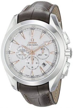 Omega de Hombre 23113445002001 Pantalla analógica automático Suizo marrón Reloj