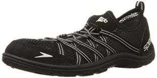 Speedo Men's Seaside Lace 4.0 Water Shoe, Blue/White, 7 M US