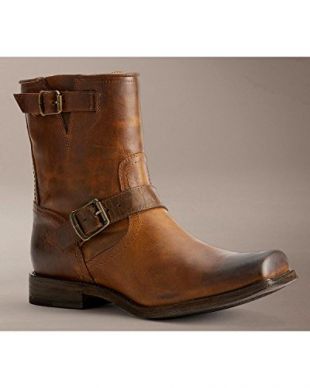 FRYE Men's Smith Engineer Boot Tan 8.5 D(M) US