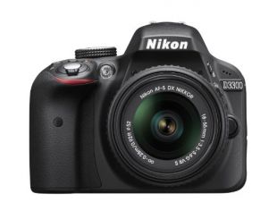 Nikon D3300 + 18-55mm f/3.5-5.6G VR II Kit fotocamere SLR 24.2MP CMOS 6000 x 4000Pixel Nero