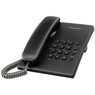 Panasonic Kx-ts500b téléphone – Téléphone (téléphone analogique, Desk, Noir)