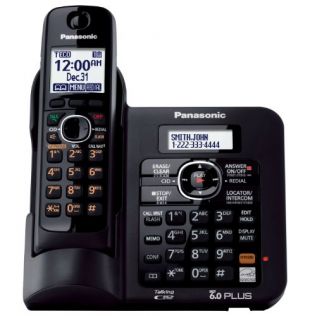 'Panasonic KX-TG6641B – Téléphones (DECT, Bureau, Noir, LCD, AAA, 45,7 x 45,7 mm (1.8 x 1.8))