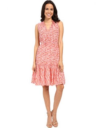 Rebecca Taylor - Rebecca Taylor Provence Block Print Sleeveless Dress