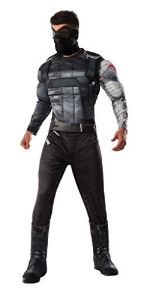 Adult Captain America Civil War Deluxe Muscle Chest Winter Soldier Costume