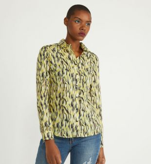 Chemise Cleo slim à imprimé fantaisie