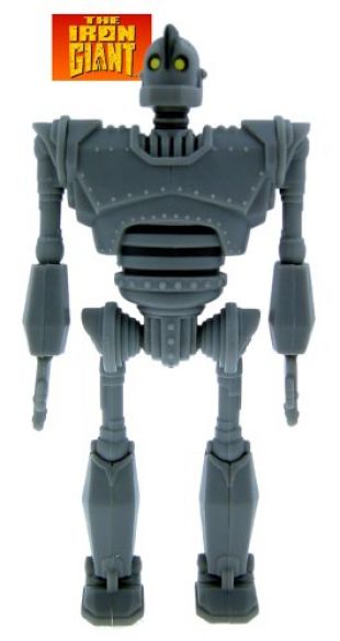The Iron Giant RARE {ROBOT} Promo Figure 4.25 Inches Warner Bros 1999 {LOOSE} RARE by Warner Bros