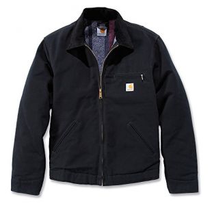 Carhartt workwear EJ001 - Chaqueta de trabajo con forro de lana detroit como l, marrón,