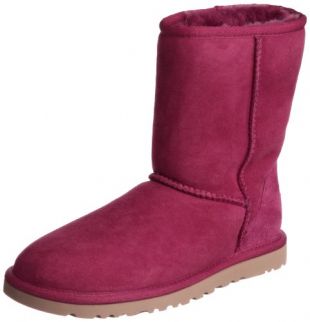 UGG Damen Classic Short Stiefel, Burdeos, 39 1/3 EU