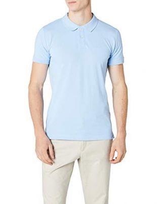 ESPRIT Men's 998ee2k808 Polo Shirt, Blue (Light Blue 440), Small