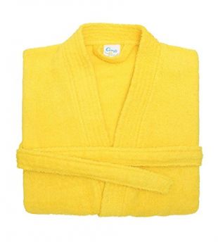 braveyouclothing -  Accappatoio  - Donna Yellow Large/X-Large-(lunghezza 130 cm) 