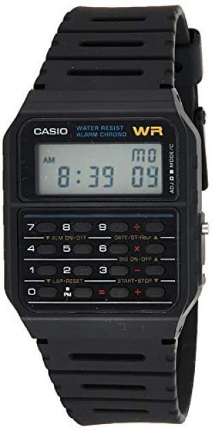 Casio Orologio Digitale Quarzo Unisex con Cinturino in Plastica CA-53W-1ER