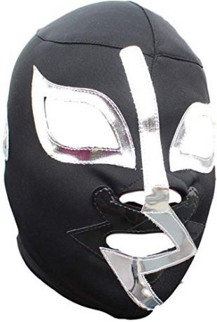 Deportes Martinez Adult Rayo De Jalisco Lucha Libre Mask One Size Lycra Black