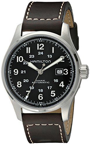Hamilton Reloj Analogico para Hombre de Automático con Correa en Cuero H70625533