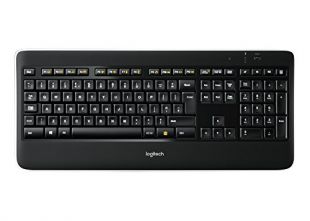 Logitech K800 Teclado Inalámbrico Retroiluminado para Windows, Tecnología Inlámbrica 2,4 GHz con Receptor USB Unifying, Teclas con Perfilado Laser, Recargable, PC/Portátil, Disposición AZERTY Francés