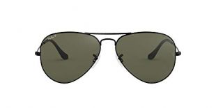 Ray-Ban Unisex-Adults Aviator Sunglasses, Grey (004/58), 62 mm