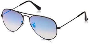 Ray-Ban Aviator Gafas de sol, Gunmetal, 62 para Hombre