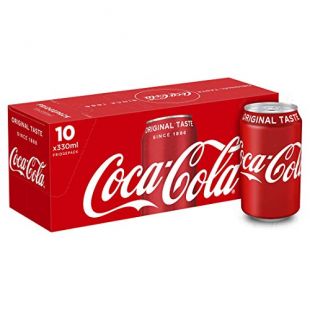 Coca Cola Cans 10 x, 330ml