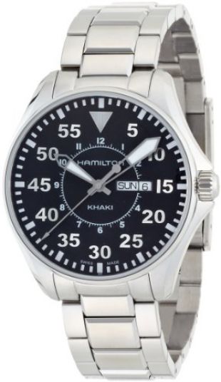 Hamilton Reloj Analogico para Hombre de Cuarzo con Correa en Acero Inoxidable H64611135