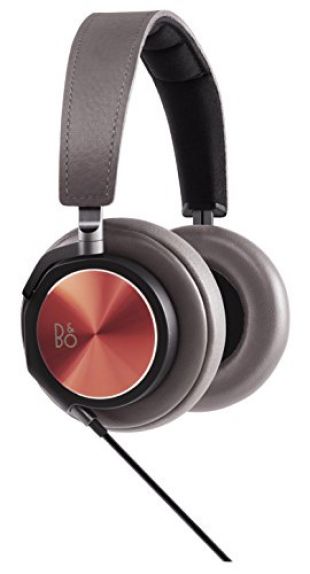 B&O PLAY by Bang & Olufsen BeoPlay H6 Cuffie con Telecomando e Microfono in Linea, Compatibile con Smartphone/Tablet Android e iOS, Pelle Naturale