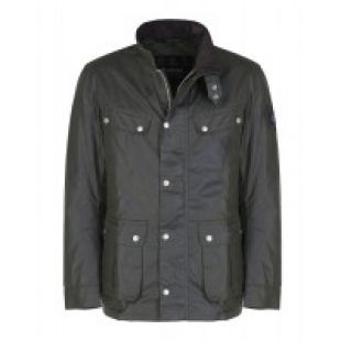 Barbour International Men's Duke Waxed Jacket Sage