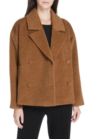 Eileen Fisher - Wool & Alpaca Blend Short Jacket