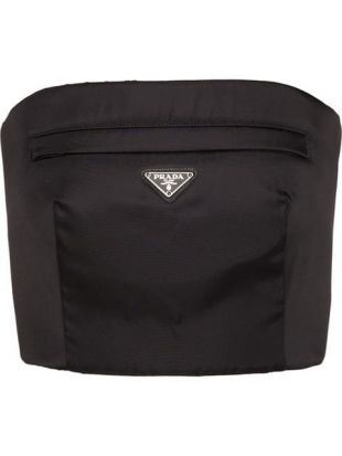 Prada Top Bustier Nylon   Farfetch