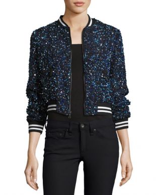 Lonnie Embellished Bomber Jacket