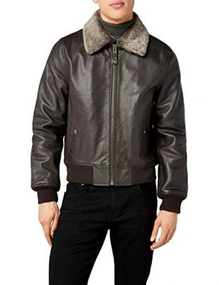 Schott Hombre Lc930d Chaqueta Not Applicable, Marrón (Brown), (Talla del Fabricante: Medium)