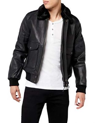 Schott NYC Lc5331x Giacca, Nero (Anthic Black 90), (Taglia Produttore: XX-Large) Uomo