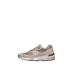 SNEAKER NB 991 MADE IN ENGLAND IN PELLE E MESH
