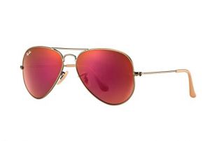 Ray-Ban - Lunettes de soleil - Homme - Rouge - 58 mm
