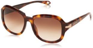 Givenchy Women's SGV884M-9AJ Square Sunglasses,Havana,55 mm