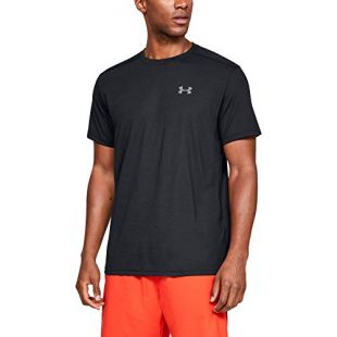 Under Armour Men's Streaker Short Sleeve T-Shirt, Black, S