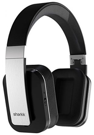 Sharkk Claro Cuffie Bluetooth Headphones con Tecnologia Avanzata Apt-X Ripiegabili Pad Acustico Retrattile Padiglioni Acustici Soffici e Archetto Retrattile.