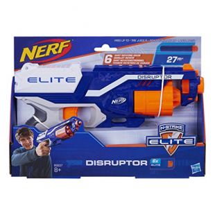 Hasbro B9837EU4 - N-Strike Elite Disruptor Spielzeugblaster, mit Trommelmagazin