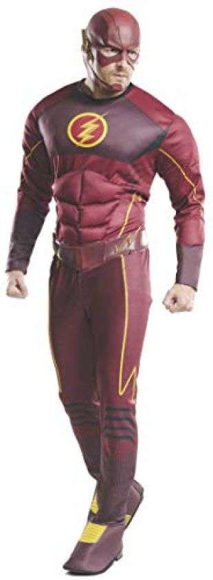 Rubie's 3810394 - The Flash Deluxe - Adult, Action Dress Ups und Zubehör, One Size